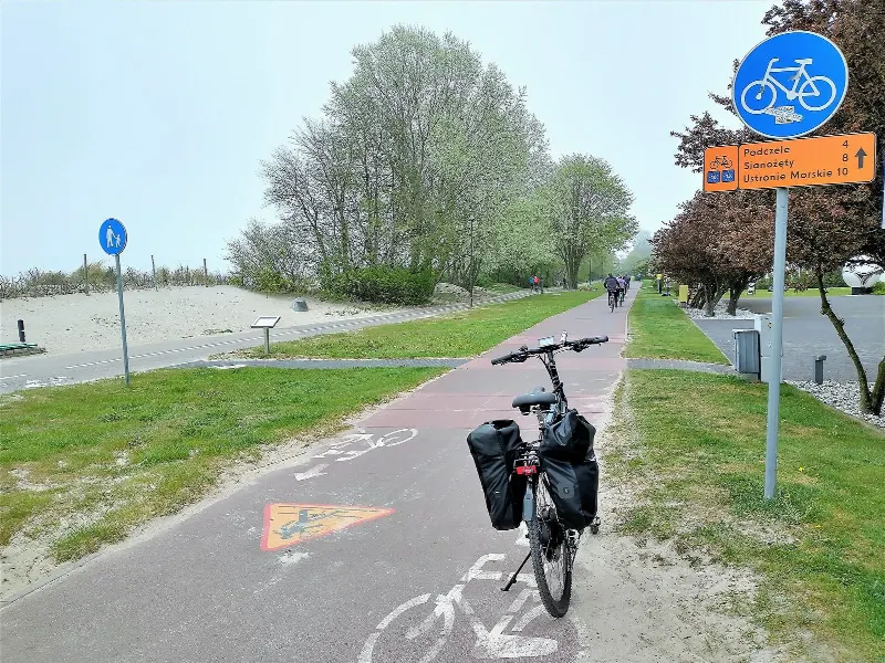 Trasa rowerowa Velo Baltica (R10) w Kołobrzegu